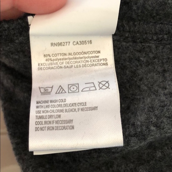 VANS men’s fleece pants, size L, “charcoal” color - Picture 8 of 8